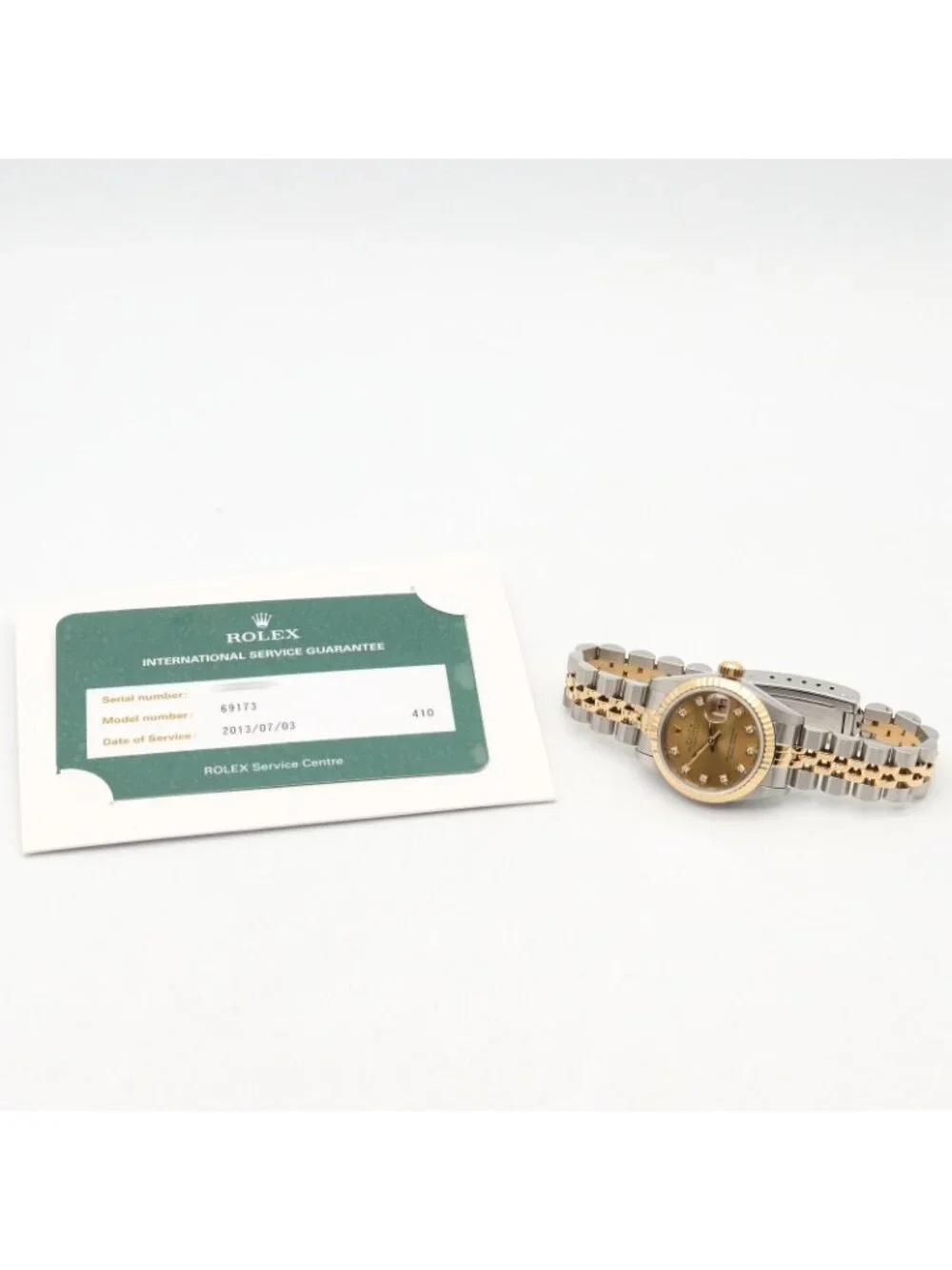 Rolex Watch Datejust Diamond S Number CH QP 18k Stainless Steel